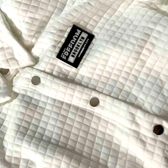 Chic Letter Patched  Flounce Sleeve Shirt Dress - Picture 8 of 16